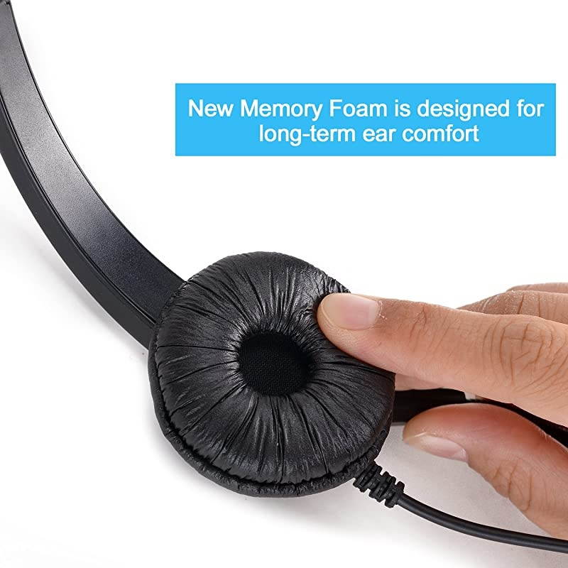 Call Center Dialpad Headset Telephone with Tone Dial Key Pad & REDIAL