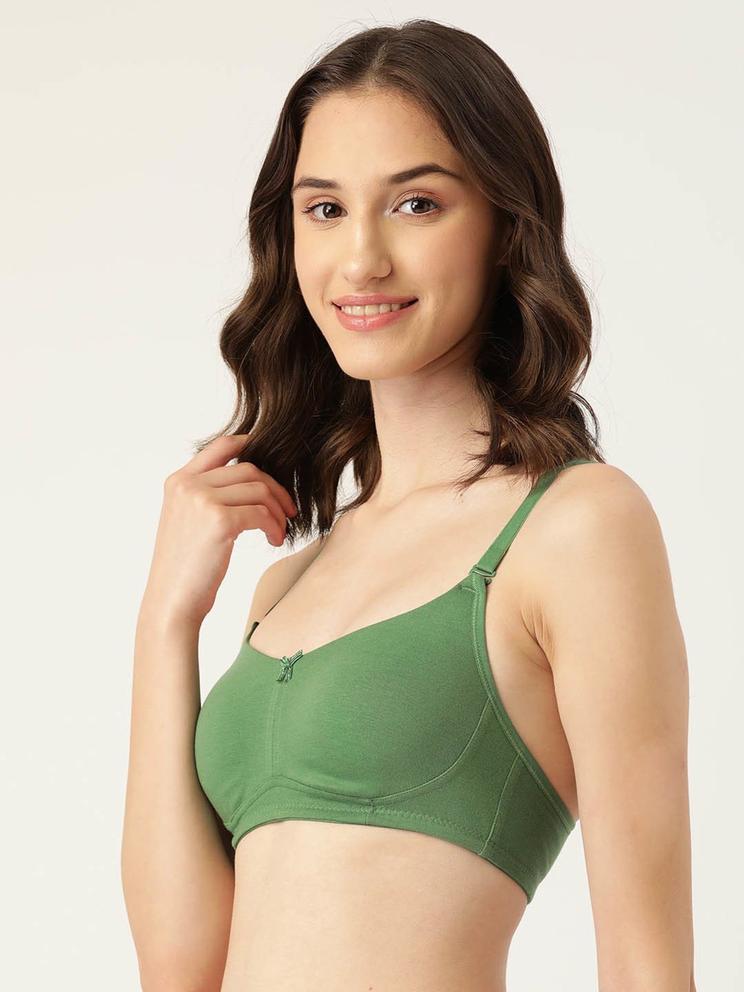 Leading Lady Green Non-Padded Everyday Bra