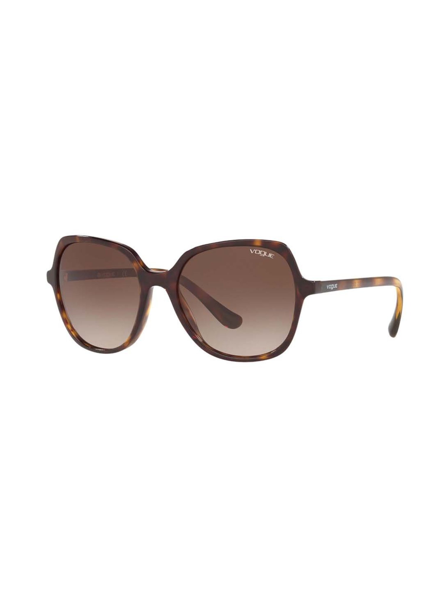 Vogue Eyewear Women Gradient Brown Lens Square Sunglasses - 0VO5269SIW6561356