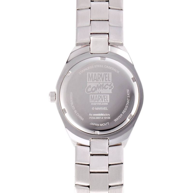 Men's Marvel Fortaleza Spider-Man Watch - Silver Tone