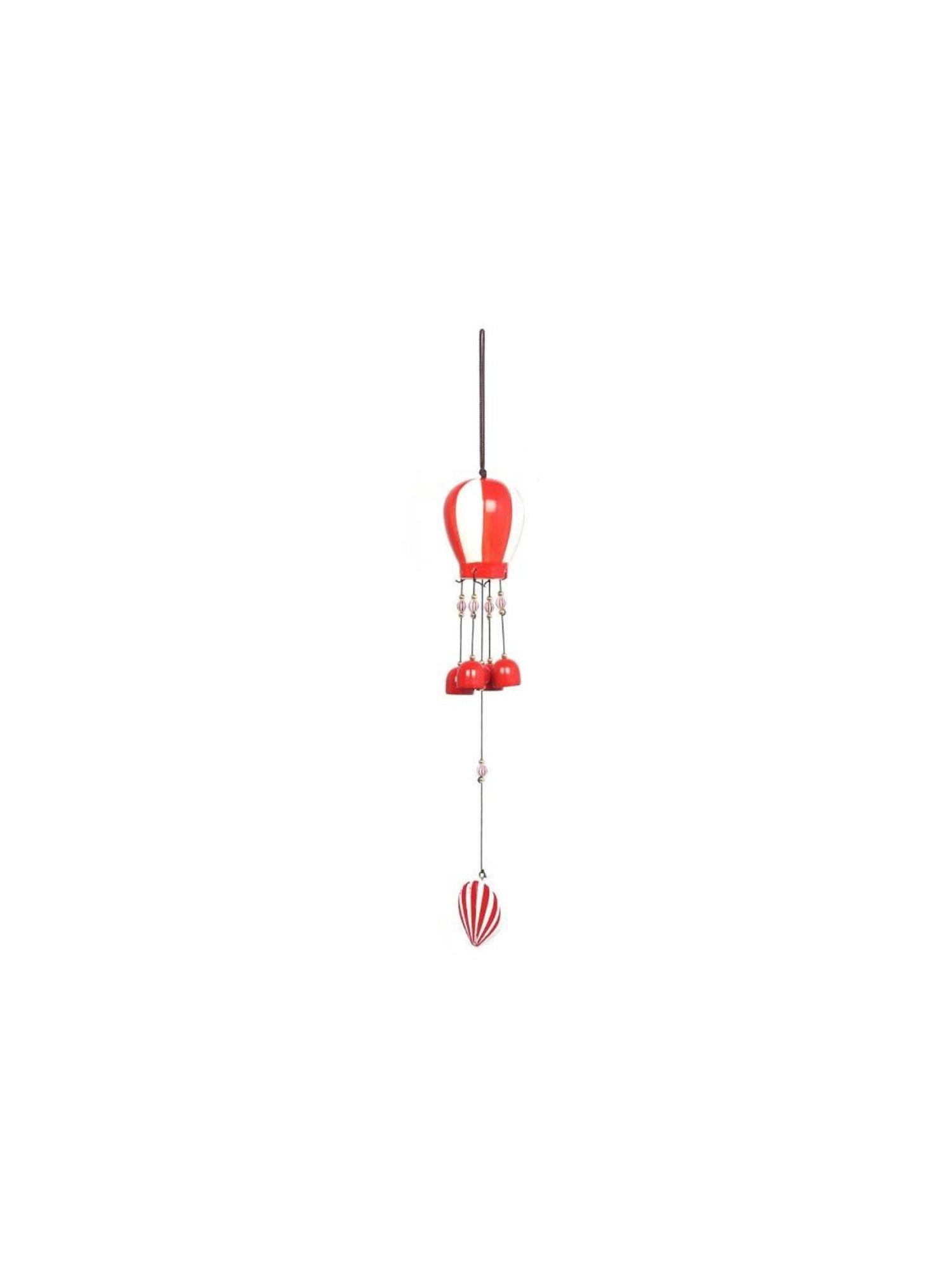 @home Orange Alloy Parachute Windchime