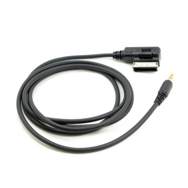 Cablecc Media In AMI MDI to Stereo 3.5mm Audio Aux Adapter Cable For Car Mercedes Benz & iPhone & Cell Phone