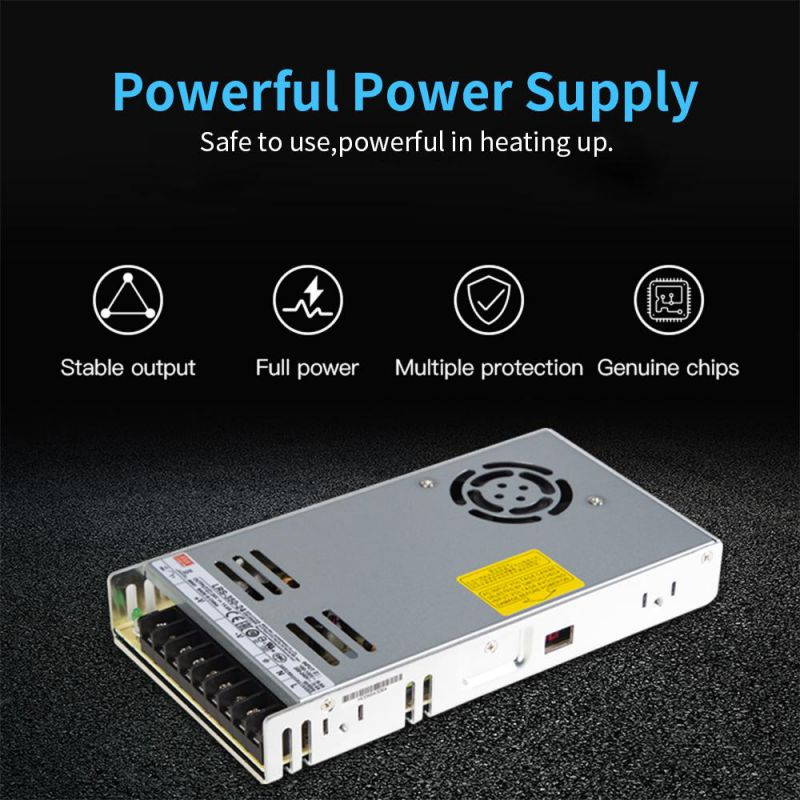 Official Creality Ender 3 Max 3D Printer 300 x 300 x 340mm, 2020 Newest All Metal FDM 3D Printer with Larger Glass Bed Silent Mainboard All Metal Extruder Smart Sensor Dual Cooling Fans