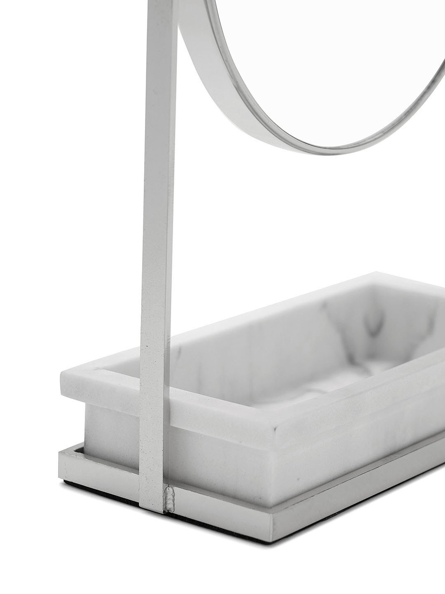 CHRONIKLE Pink Iron Sun Burst Designer Round Wall Mirror