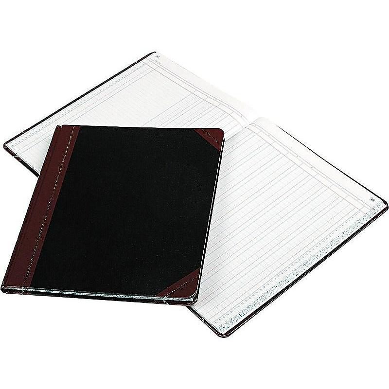 Boorum & Pease Columnar Accounting Book 12 Column Black Cover 150 Pages 10 1/8 x 12 1/4 1602121512
