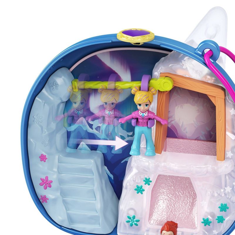 Polly Pocket Freezin' Fun Narwhal Compact Micro Playset