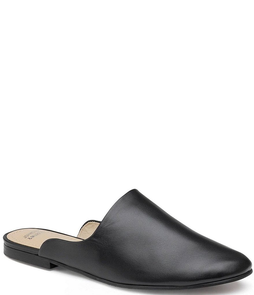 Jack Rogers Blair Pointed Toe Bow Leather Flats