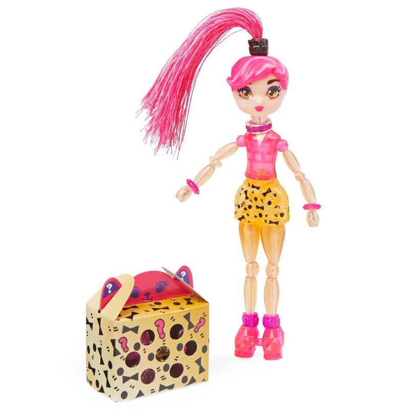 Twisty Girlz Series 2 Queen Gleam Transforming Doll to Bracelet with Mystery Twisty Petz