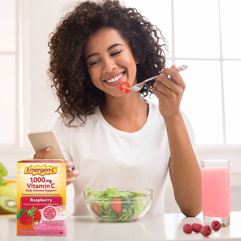 Emergen-C Vitamin C Dietary Supplement Drink Mix - Raspberry - 30ct