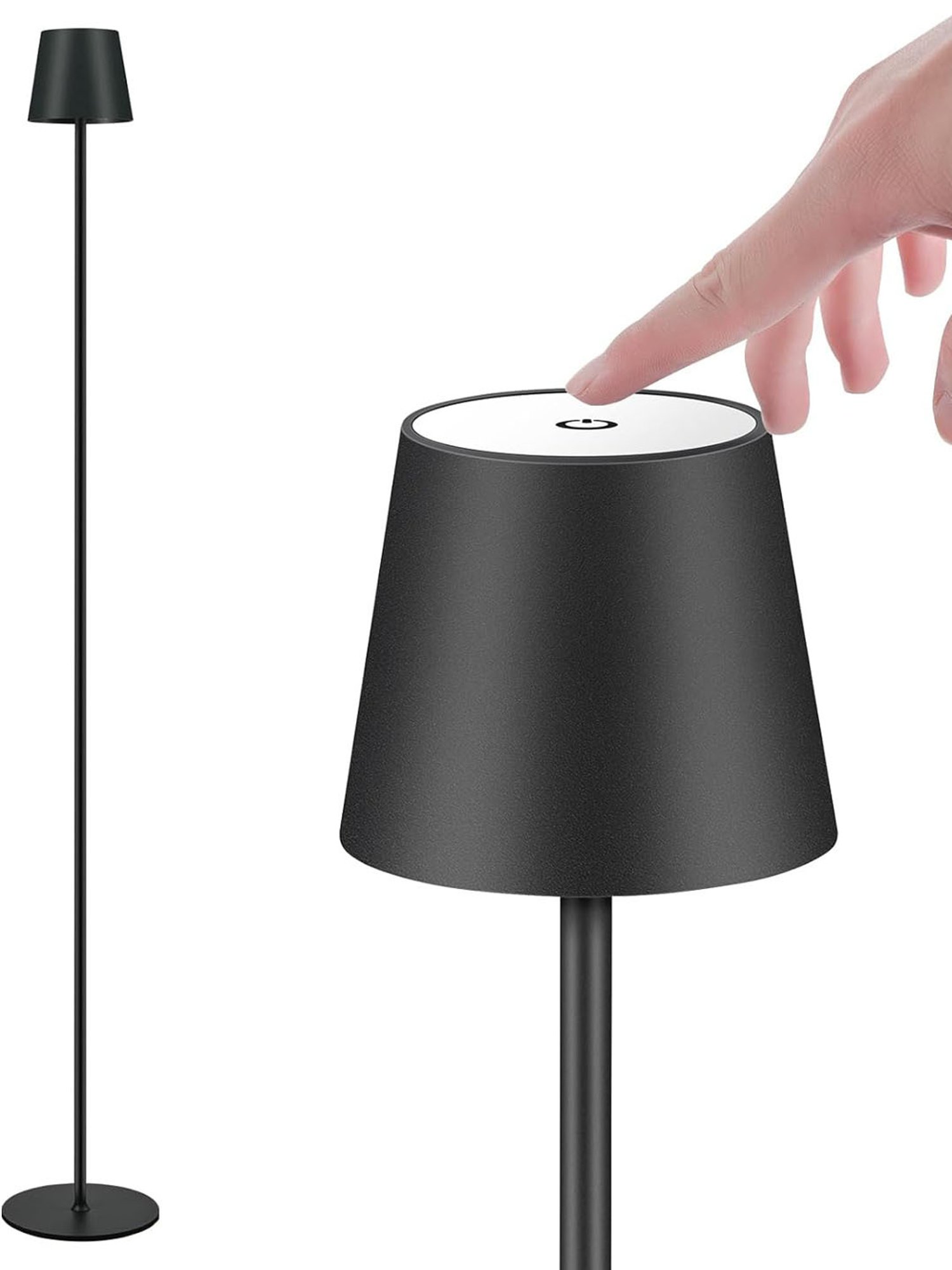 The Artment Black Plastic Abstract Lamp