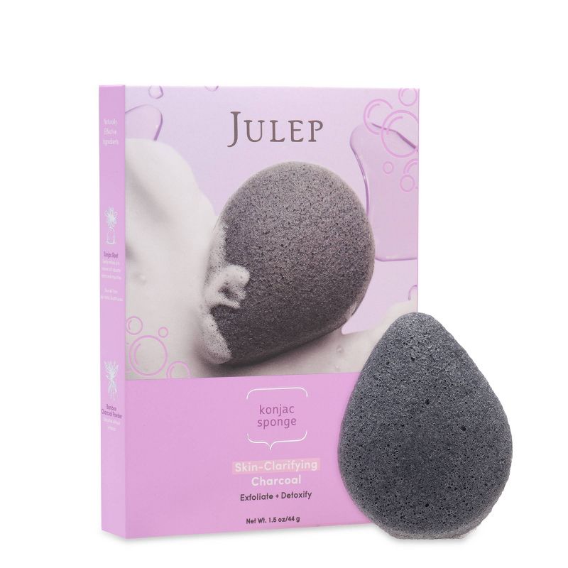 Julep Konjac Sponge Face Charcoal Exfoliating Konjac Root - 1ct