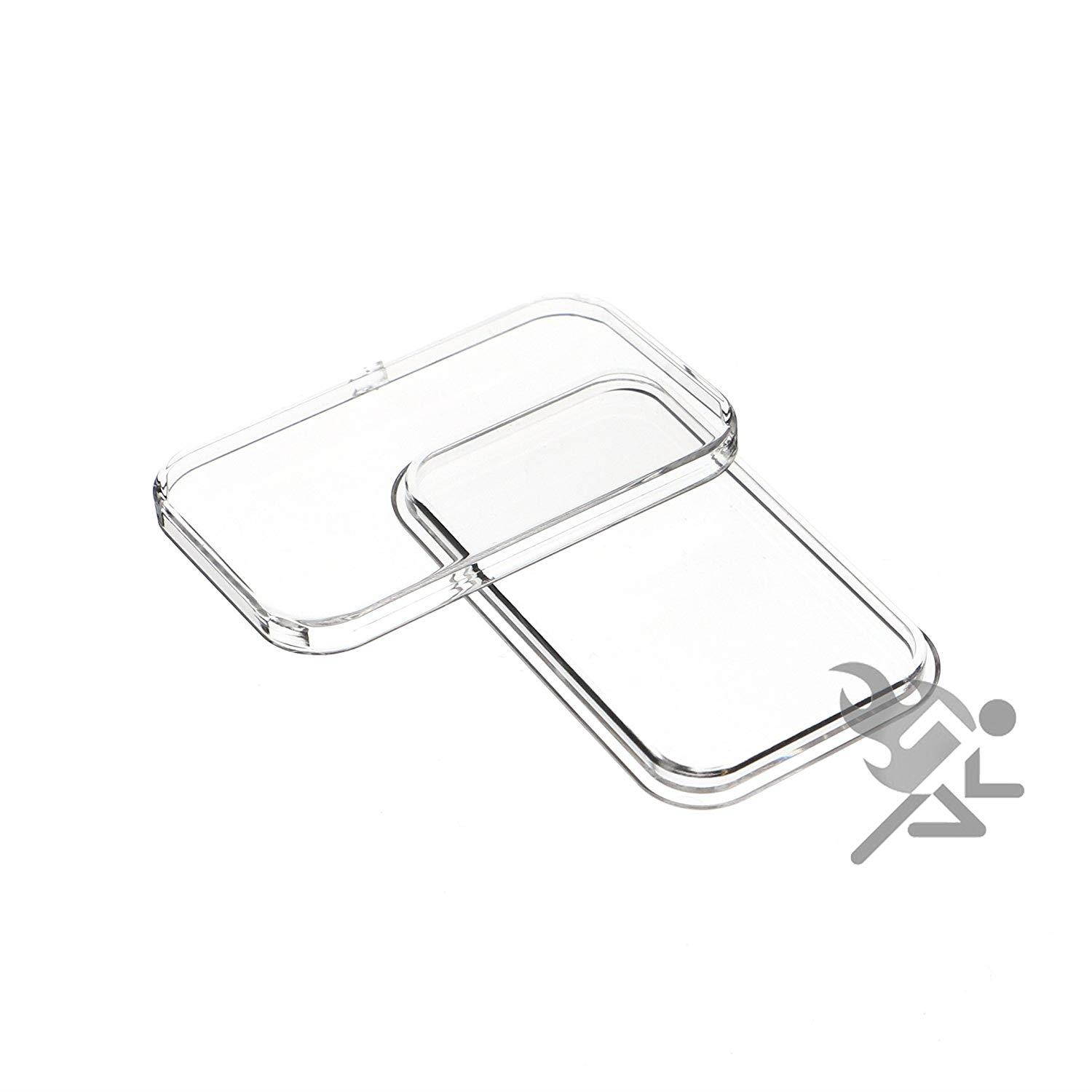 Air-Tite Bar Direct Fit Capsules for 1oz Silver Bar One Troy Ounce Bar, 25 Pack