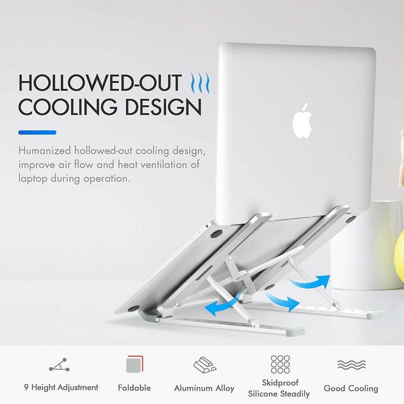 Vmonv Aluminum Alloy Disc Adjustable Desktop 7-12 inch Tablet Phone Stand Portable Holder for iPhone X iPad Air Mini 1 2 3 4