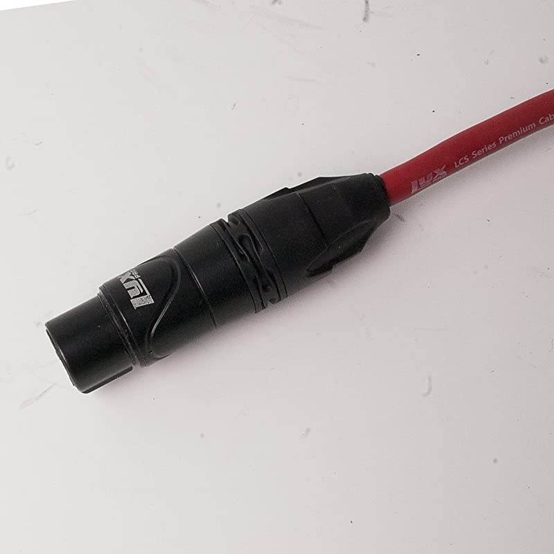 Balanced XLR Cable 25 ft Premium Series Professional Microphone Cable Powered Speakers and Other Pro Devices Cable Red