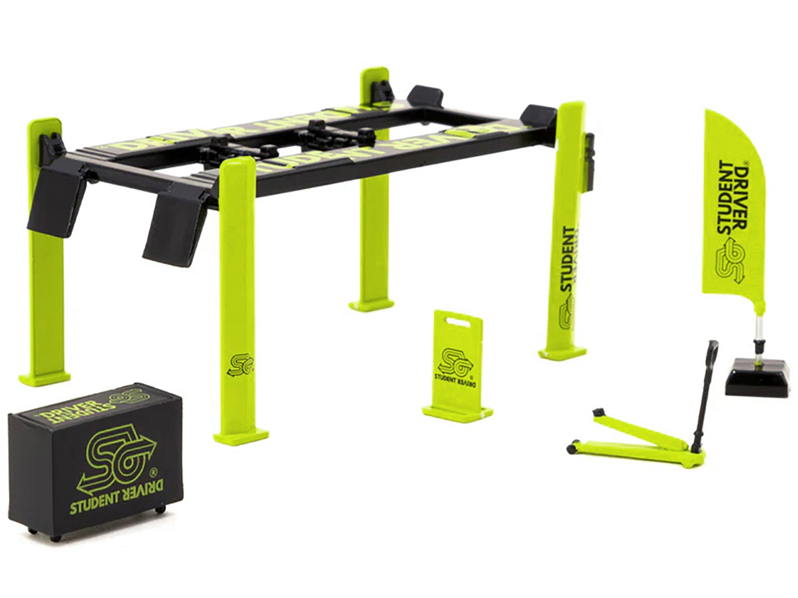 "Armor All" 6 piece Shop Tools Set "Shop Tool Accessories" Series 4 1/64 Models by Greenlight