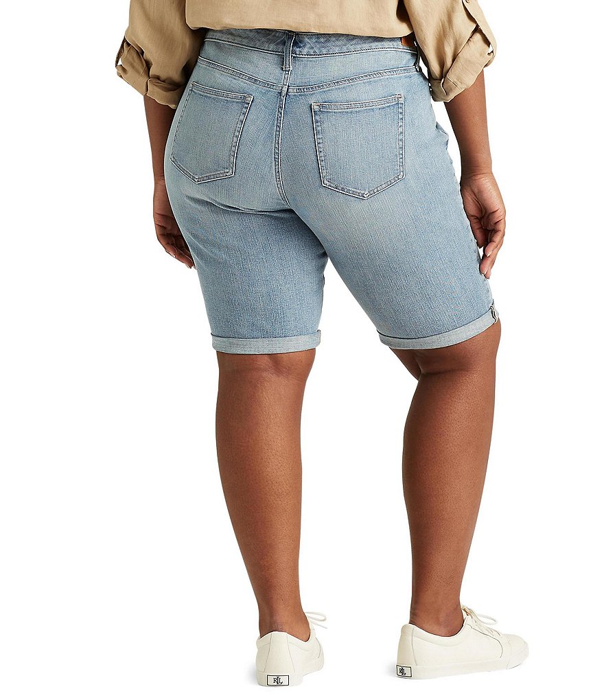 Vince Camuto Plus Size Tencel Drawstring Shorts