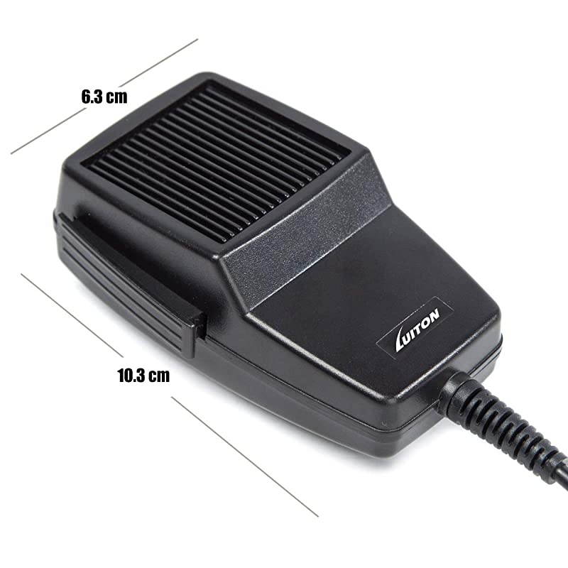 Microphone Speaker Noise Cancelling 4Pin Mic Speaker Compatiable with 29LTD RadioMic Speaker Replacement2 Pack