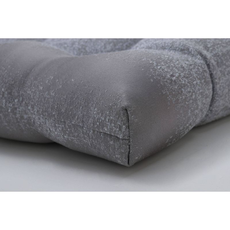 Set of 2 Illuminaire Pewter Reversible Chair Pad - Pillow Perfect