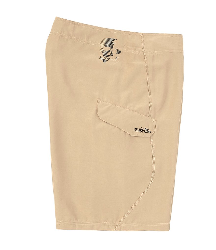 Salt Life Stealth Bomberz 22#double; Outseam Board Shorts