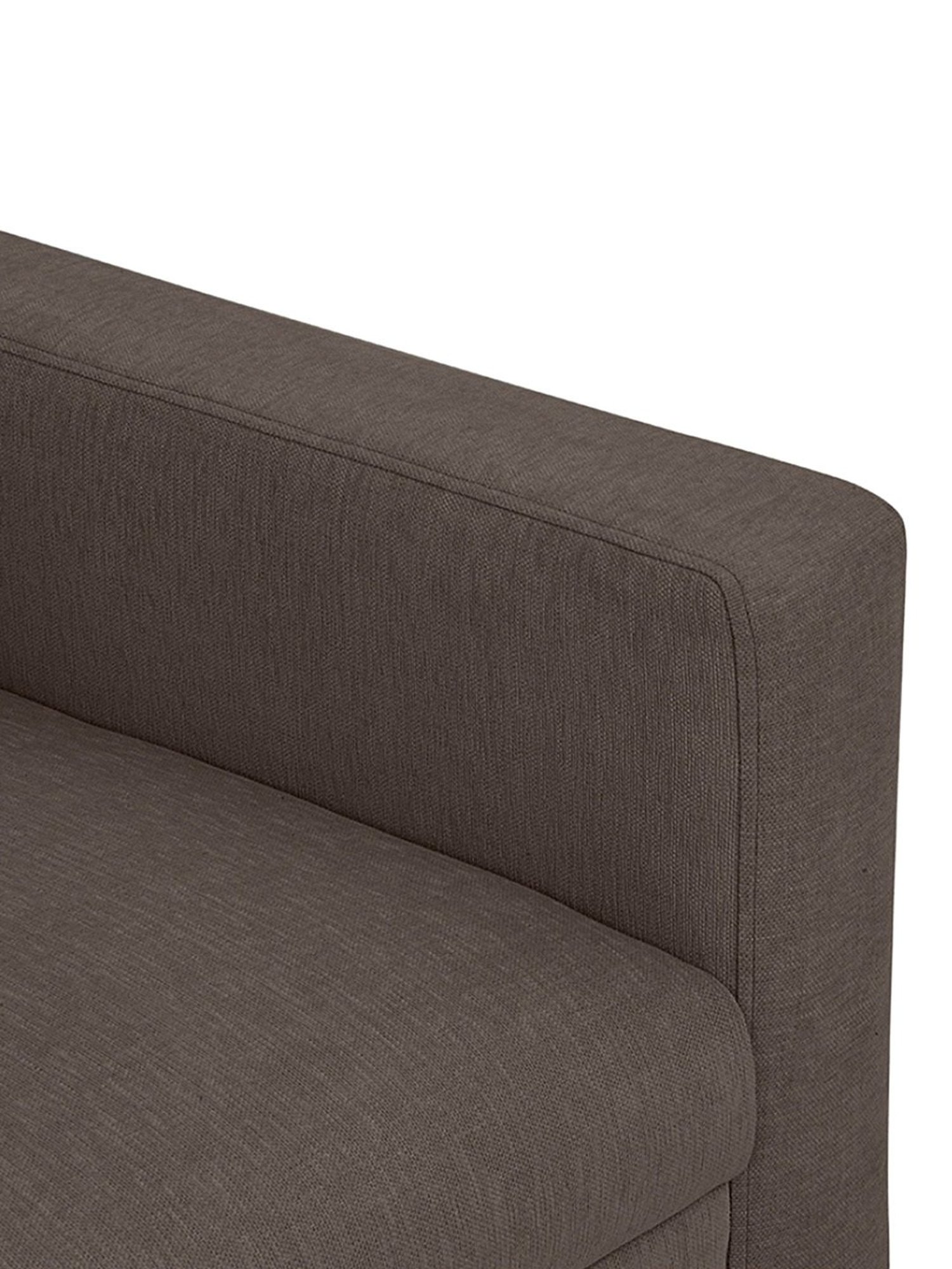 Durian Berry Black Premium Leatherette 2 Seater Sofa