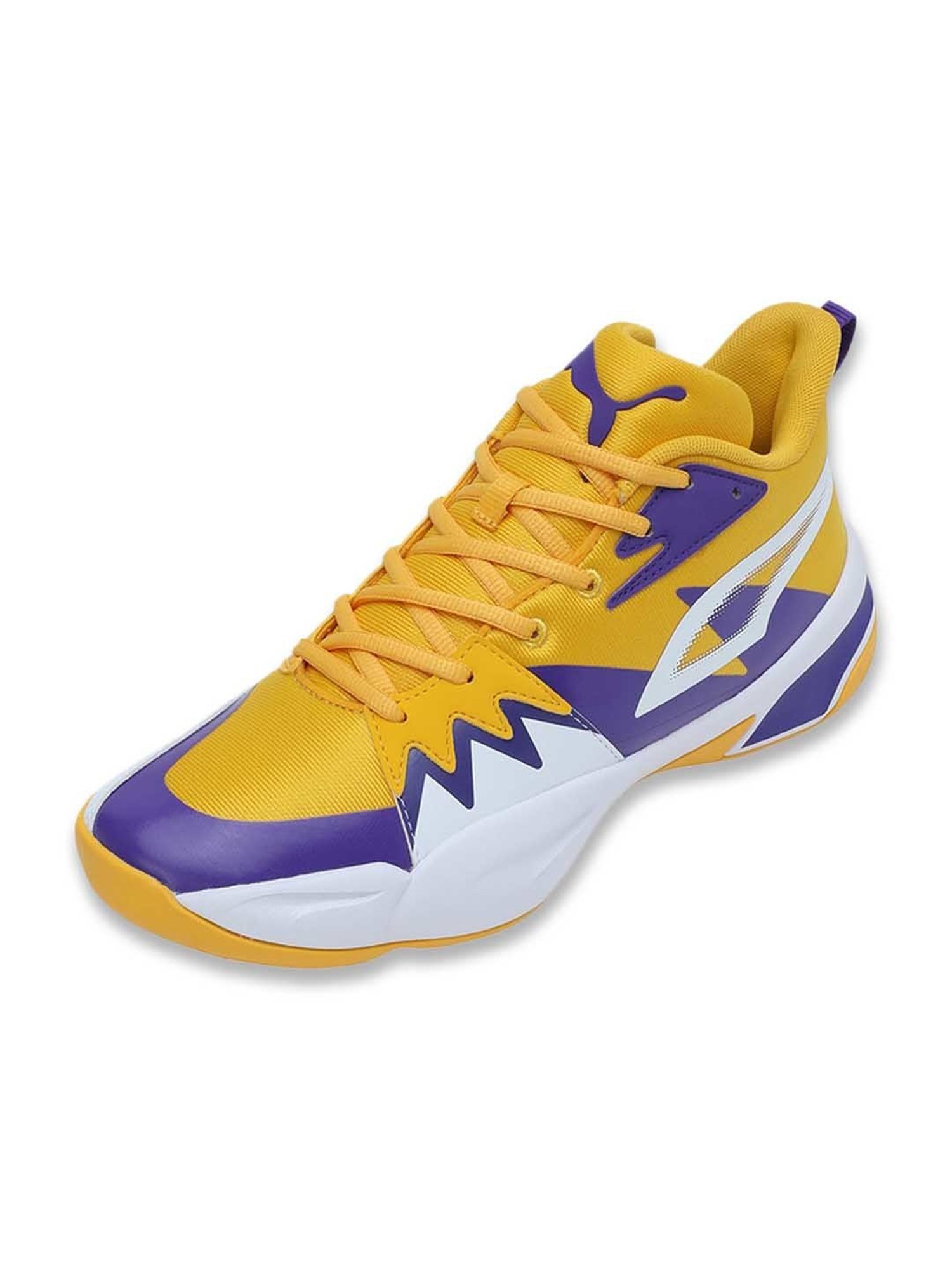Puma Men's Genetics Yellow Basketball Shoes