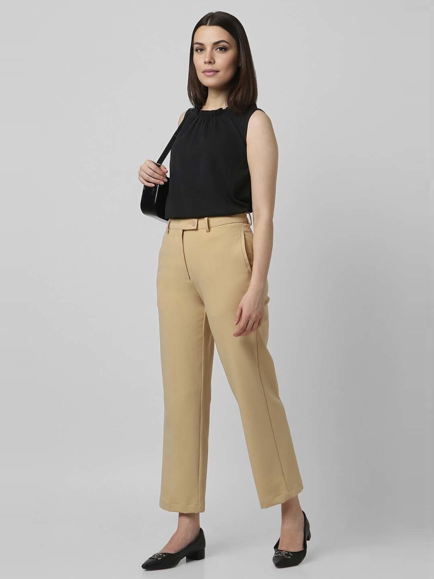 Van Heusen Black Regular Fit Top