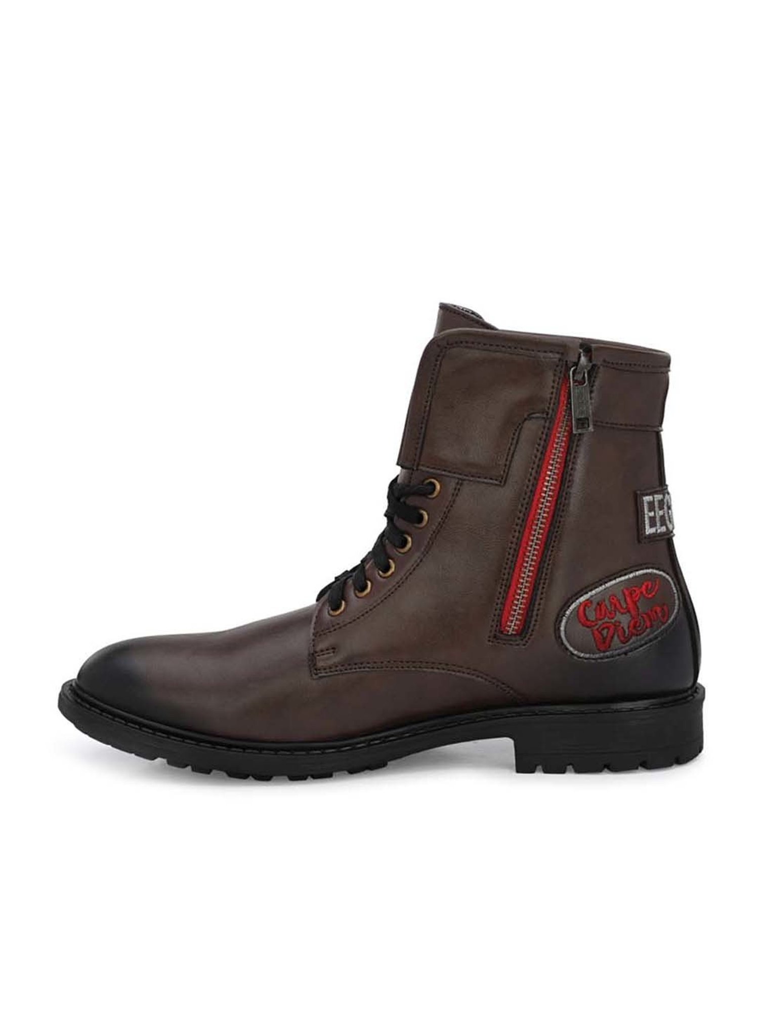 Eego Italy Men's Chocolate Brown Casual Boots