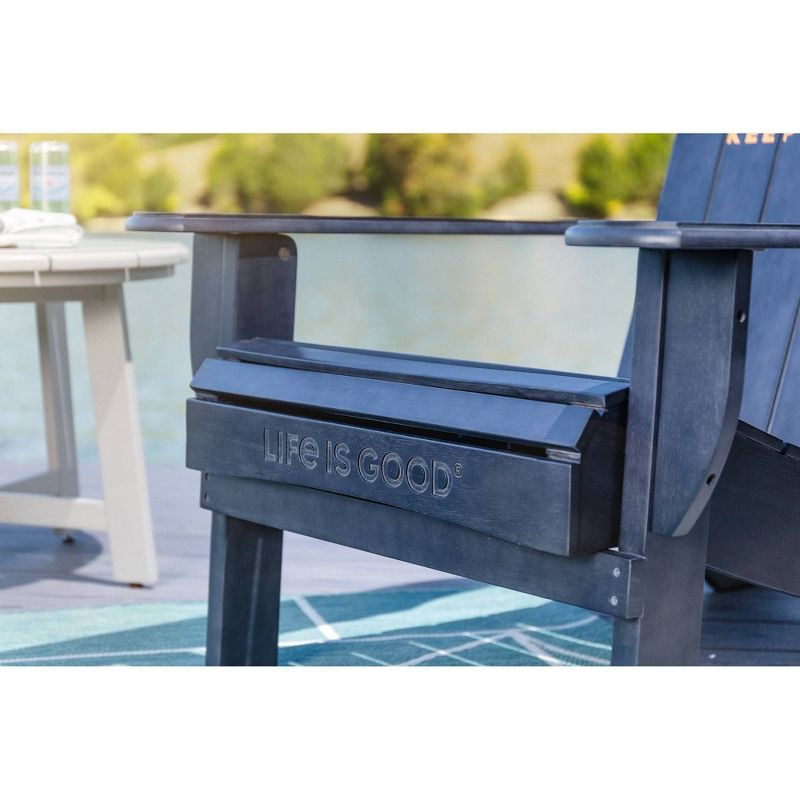 Adirondack 3pc Folding Chairs & Side Table Blue - Life is Good