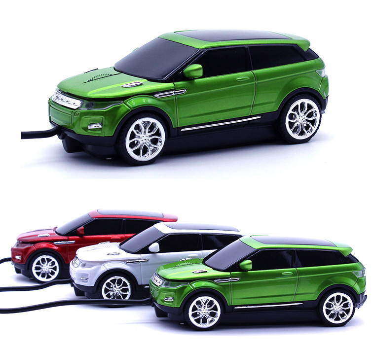 Limited Edition - Land Rover Range Evoque Racing Car Shape Wired Mouse Mice