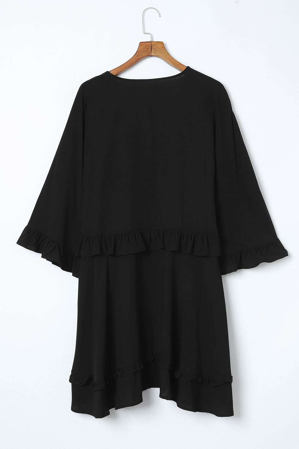 Cheetah Casual Long Sleeve Button Up Shirt Dress