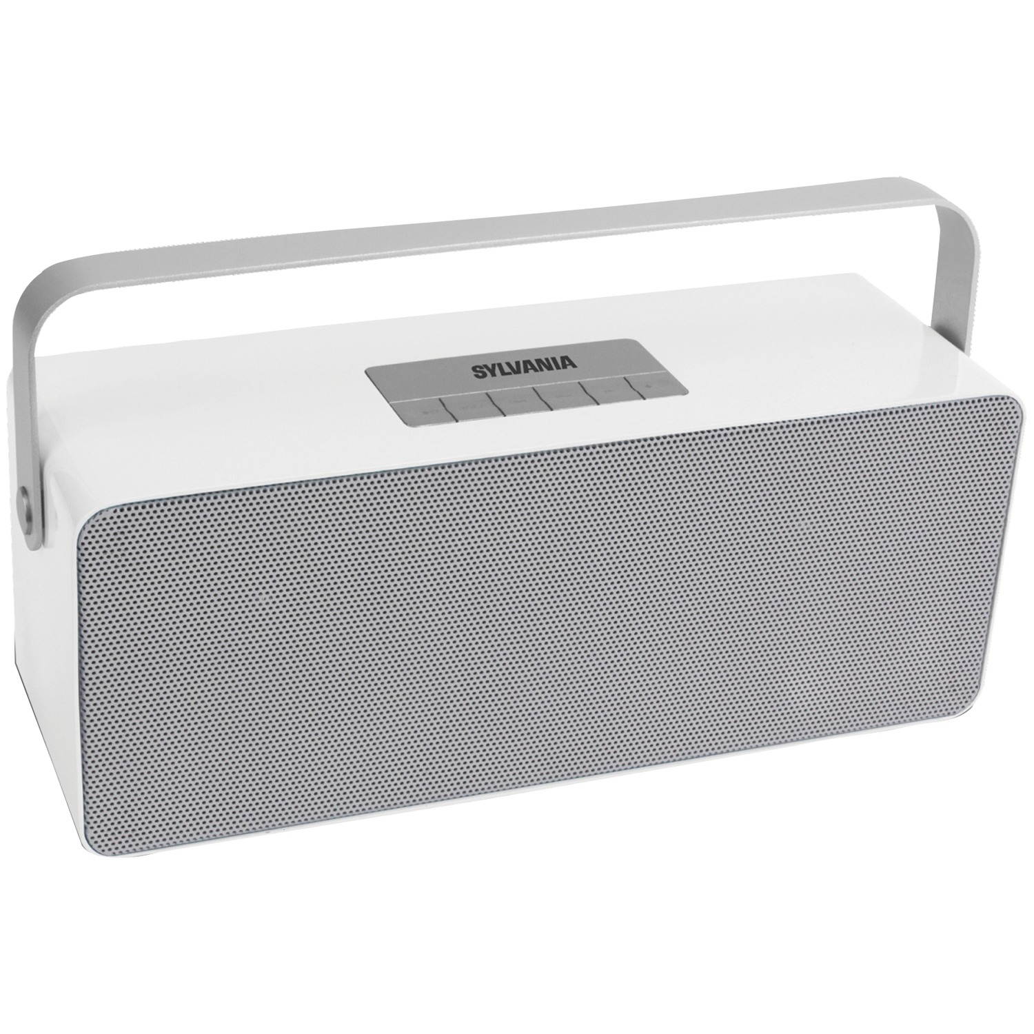 Portable Bluetooth Speaker With Aluminum Handle (white)