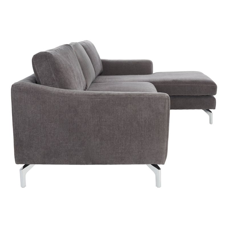 Nicholsen Modern Sofa Anthracite Gray - Safavieh
