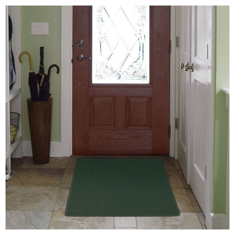 Hunter Green Solid Doormat - (3'X5') - HomeTrax