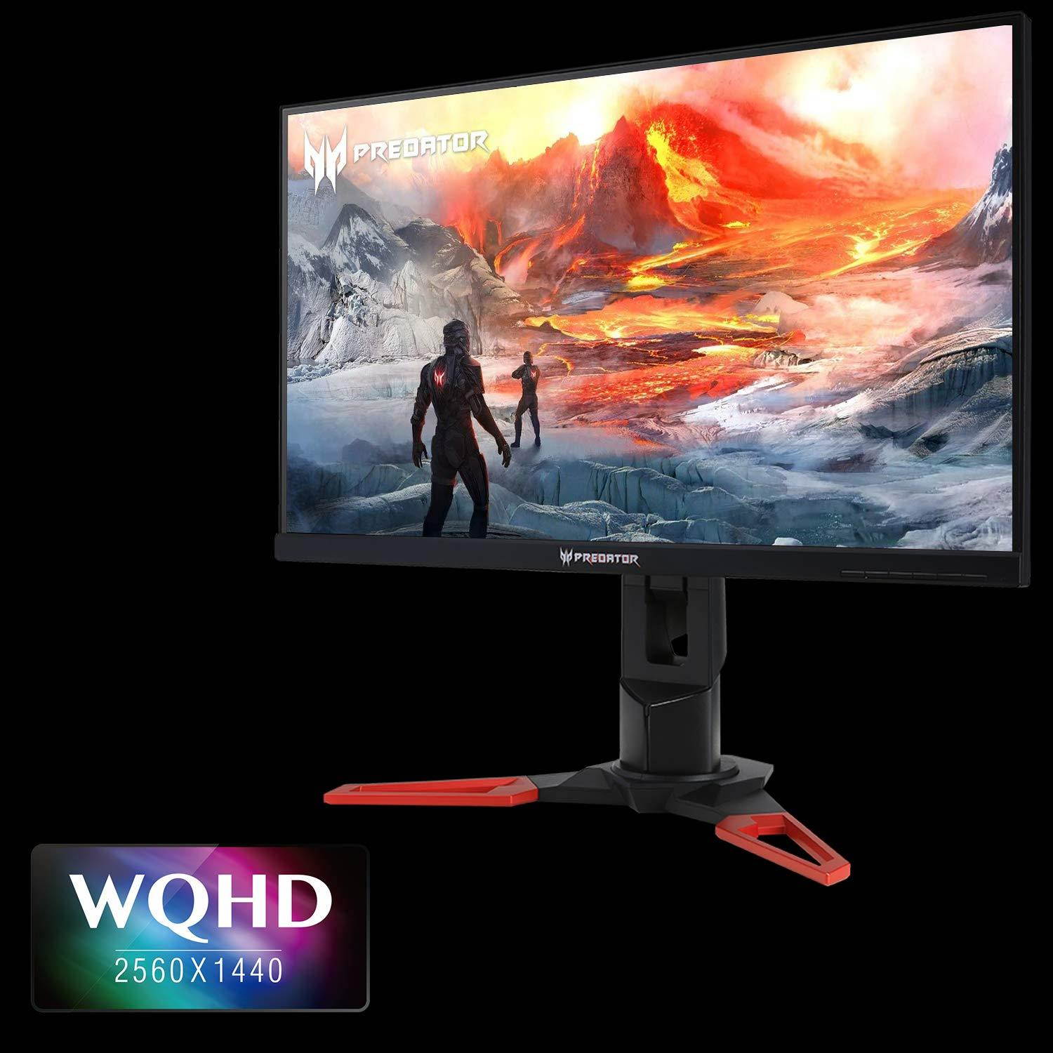 Acer Predator XB271HU bmiprz 27" WQHD (2560x1440) NVIDIA G-SYNC IPS Monitor, (Display Port & HDMI Port, 144Hz)