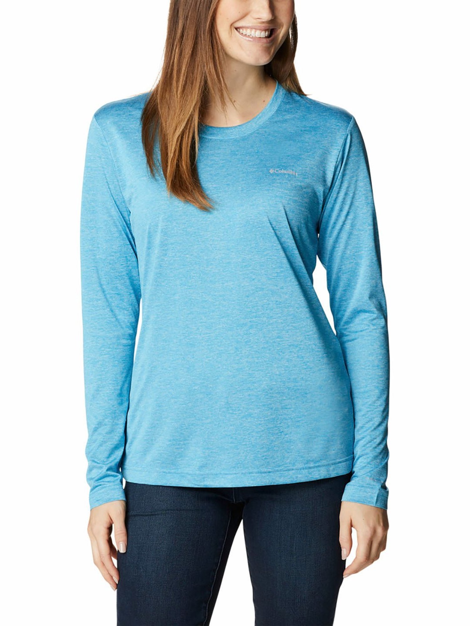 Columbia Blue Round Neck T-Shirt