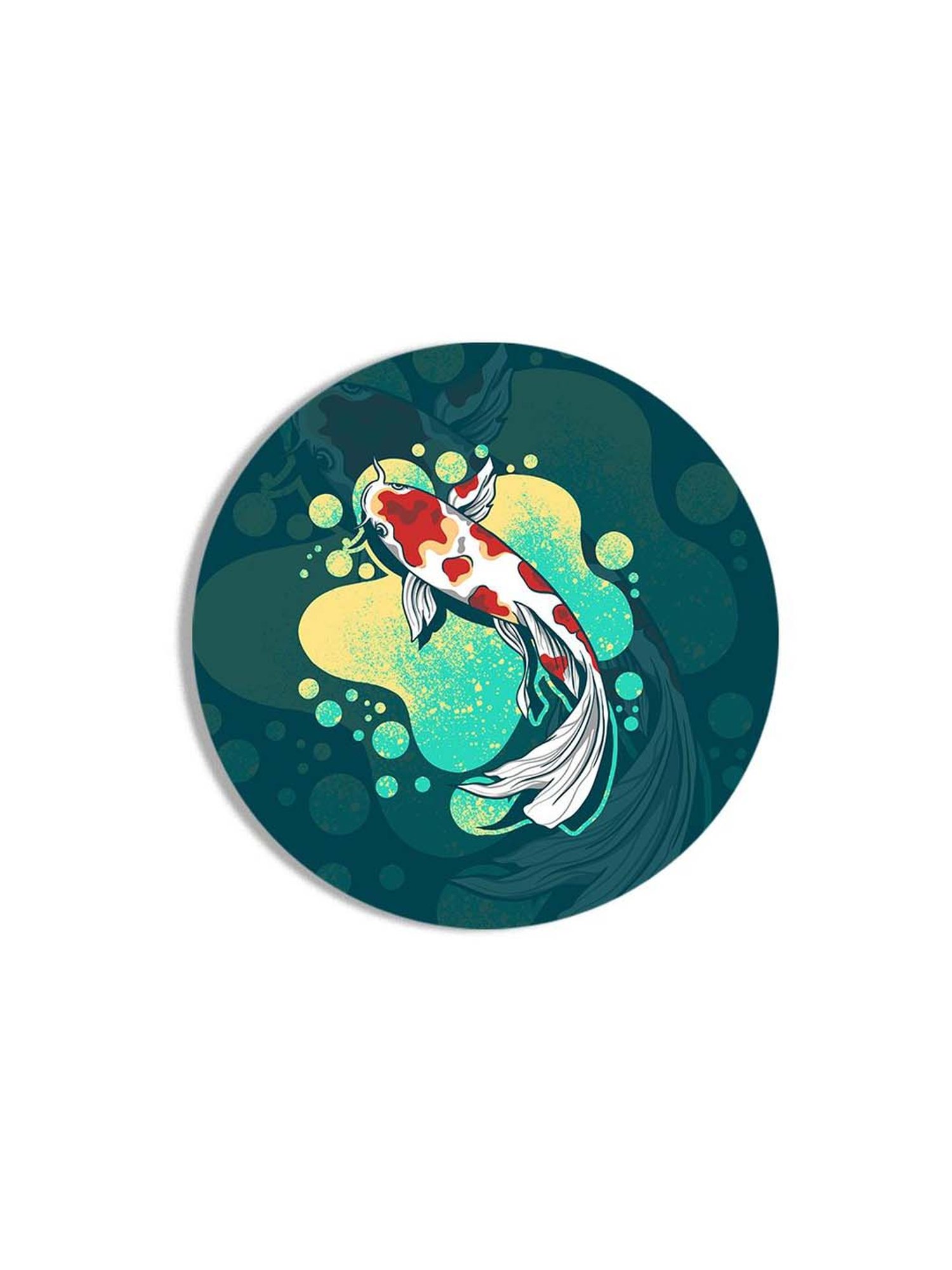 The Artment Prized Koi Pond Green & Red Canvas Wall Arts - Set of 3