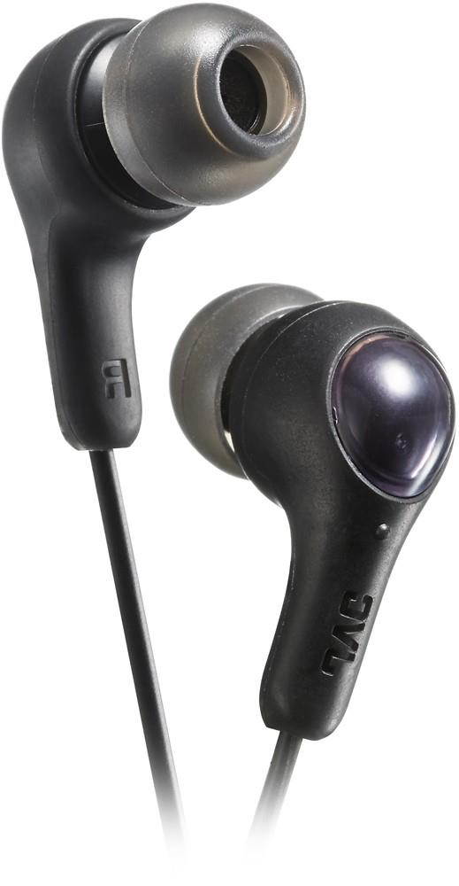 JVC HA-FX7 Gummy Plus In-Ear Headphone without Mic - Black - HAFX7B