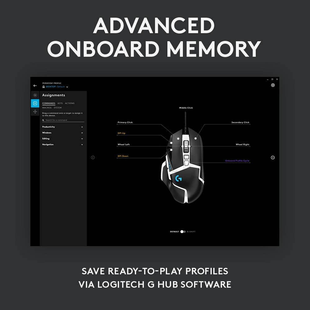 Logitech G502 SE Hero High Performance RGB Gaming Mouse with 11 Programmable Buttons