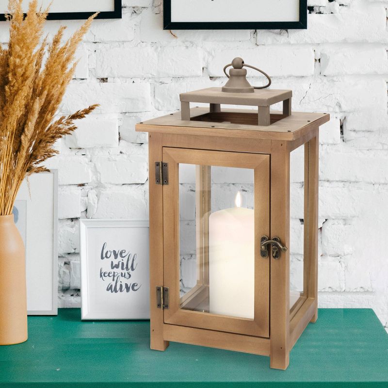 Melrose Set of 6 Rustic Black Hanging Large Tea Light Candle Holders 21"