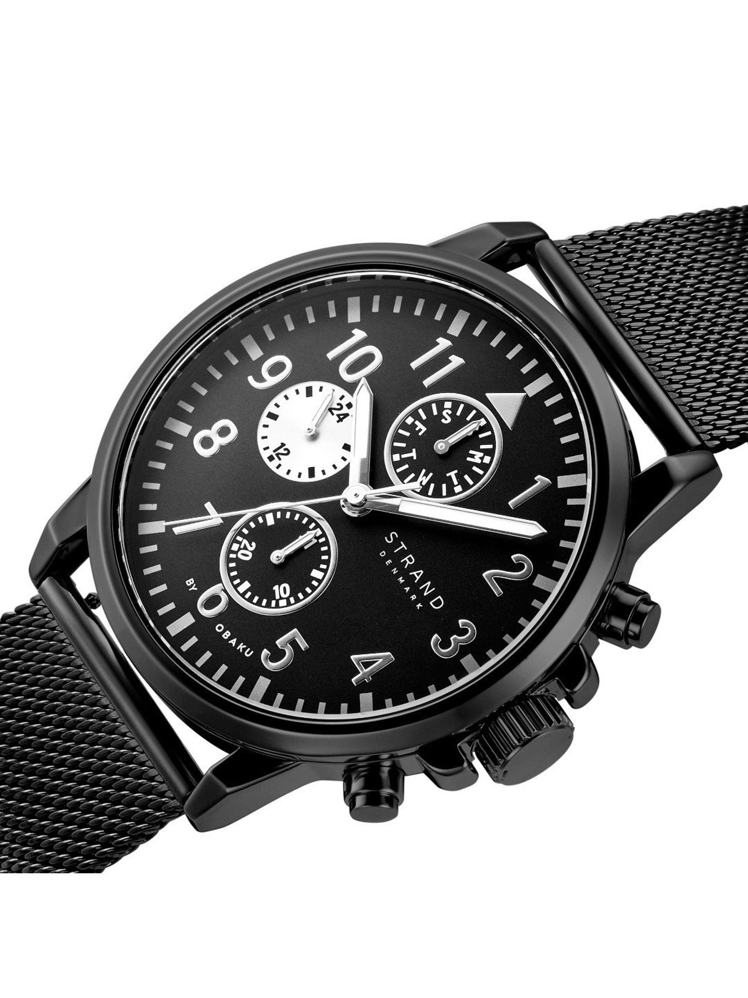 STRAND by Obaku S714GMBBMB Monroe Chronograph  Watch for Men