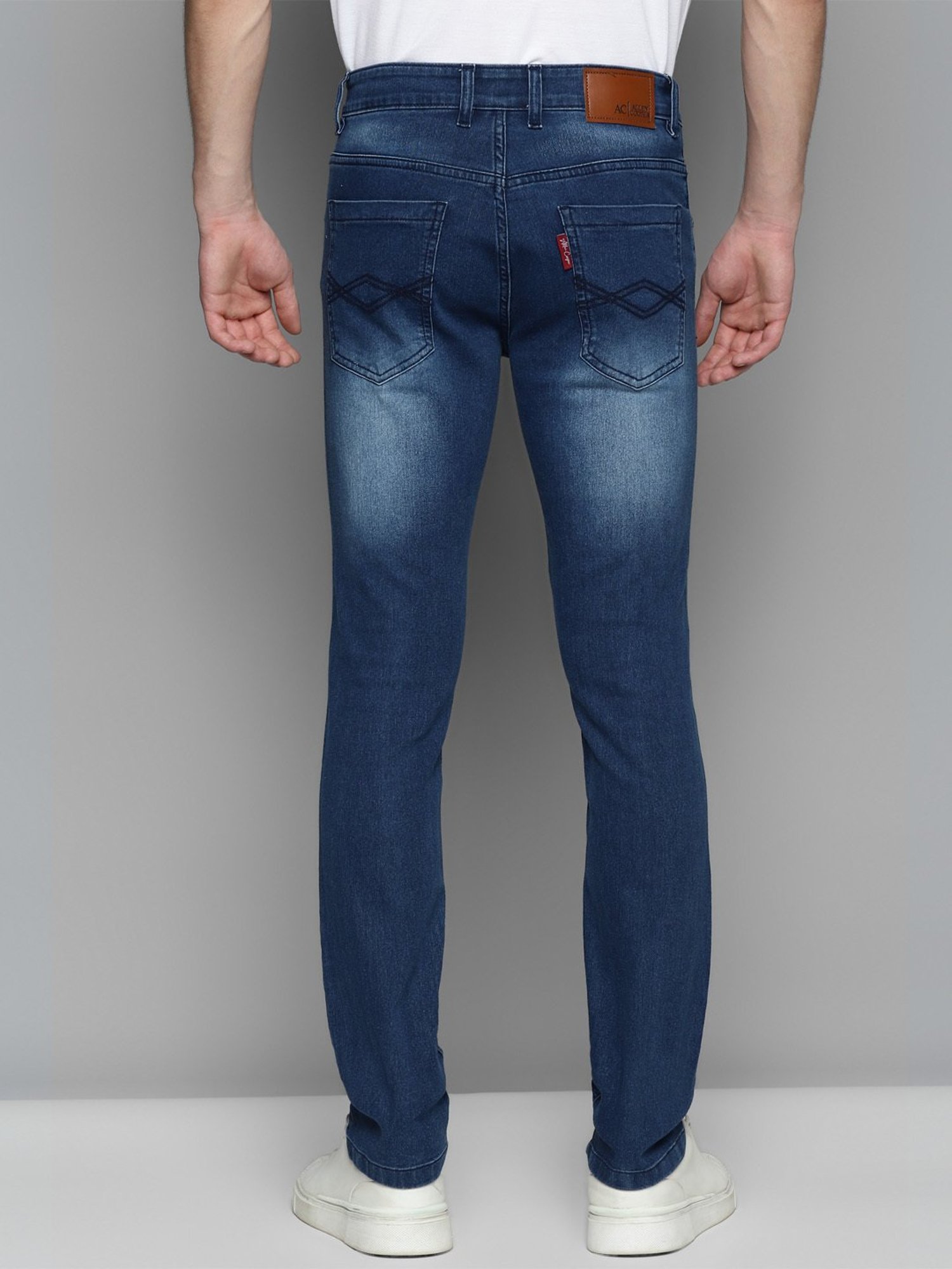 Allen cooper Blue Regular Fit Jeans