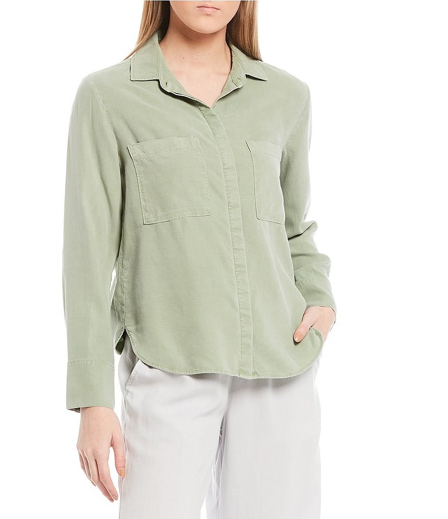 Cloth & Stone Two Pocket Coordinating Button Down Shirt