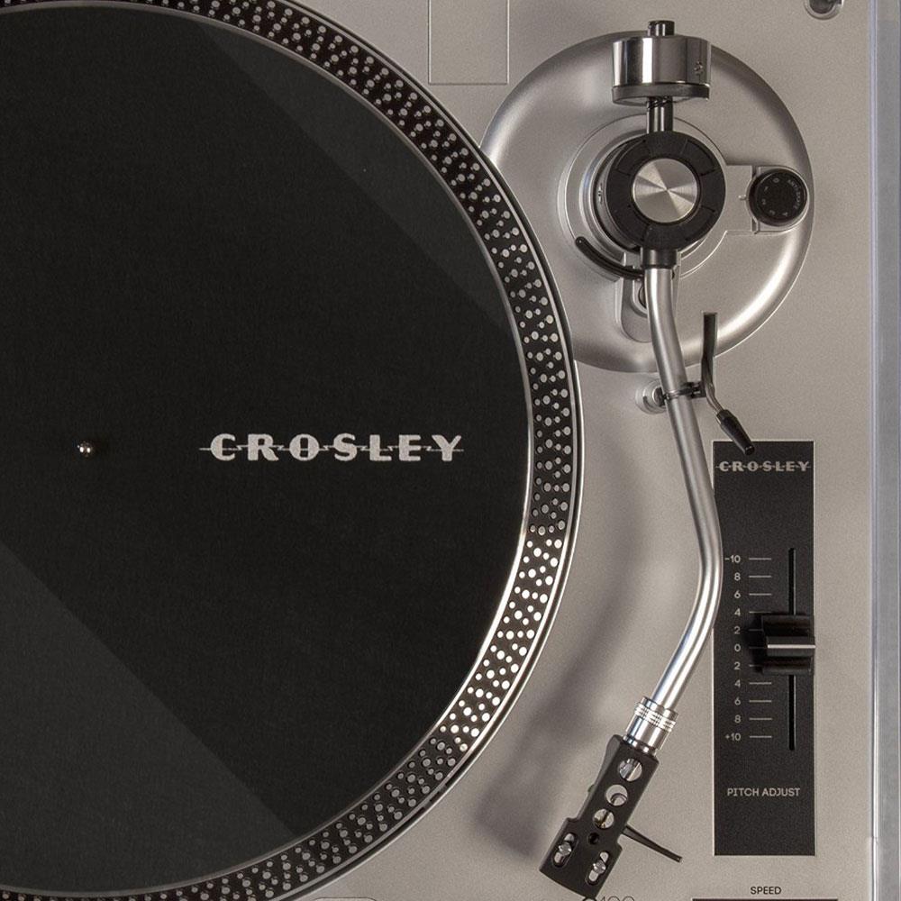 Crosley 2 Speed S-Shaped Built-In Preamp Record Player Turntable (For Parts)