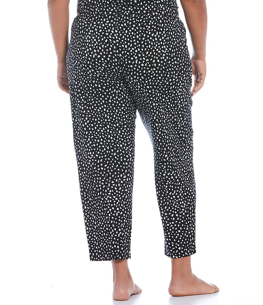 Sleep Sense Plus Animal Dot Print Drawstring Tie Sleep Pants
