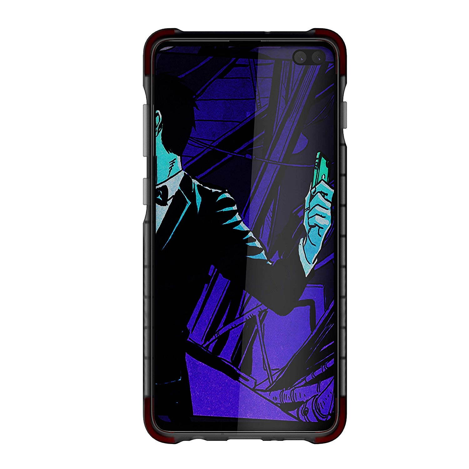 Ghostek Covert Clear Galaxy S10 Case with Super Slim Thin Design and Anti-Slip Grip Tough Shockproof Heavy Duty Protection and Wireless Charging Compatible for 2019 Galaxy S10 (6.1 Inch) - (Clear)