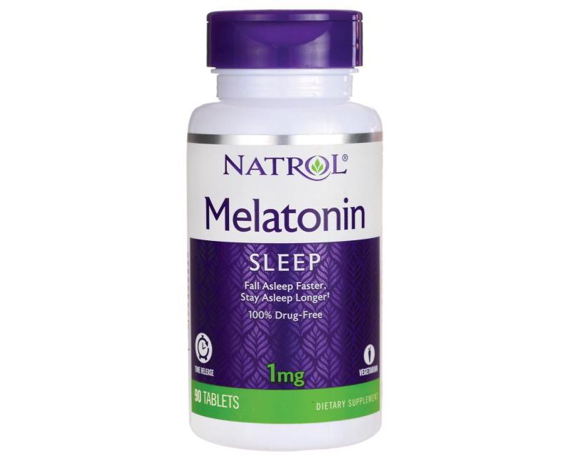 Natrol Dietary Supplements Melatonin Time Release 1 mg Tablet 90ct.