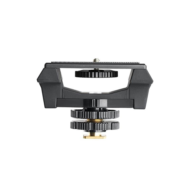 Universal Microphone and Recorder Shock Mount to fit Zoom H1 H1n H2n H4n Pro H5 H6 Tascam DR40x DR05x DR07x and More Mount on DSLRs Boom Poles and Hand Grips