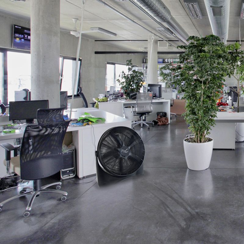 Vie Air 20 Inch High-Velocity 5 Blade Tilting Ultra Lightweight Turbo Floor Fan