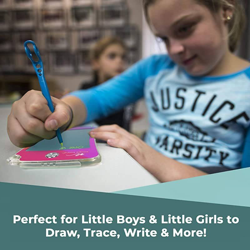 Jot 4.5 LCD Writing Tablet + Electronic Paper 4.5 inch Screen Replaces Scratch Pads and Sticky Notes LCD Writing Tablet (Pink 2 Pack)