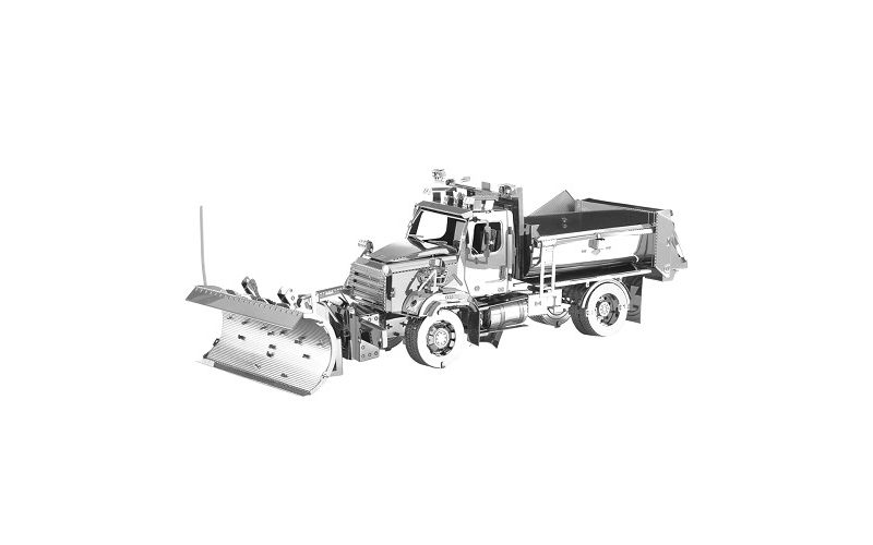 Fascinations Metal Earth Freightliner Snow Plow 3D Metal Model Kit